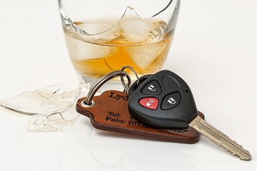 alcohol and car keys