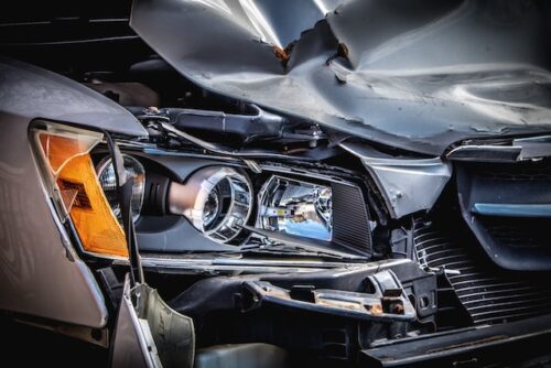 damaged car