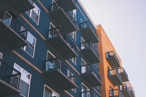 exterior of apartment building